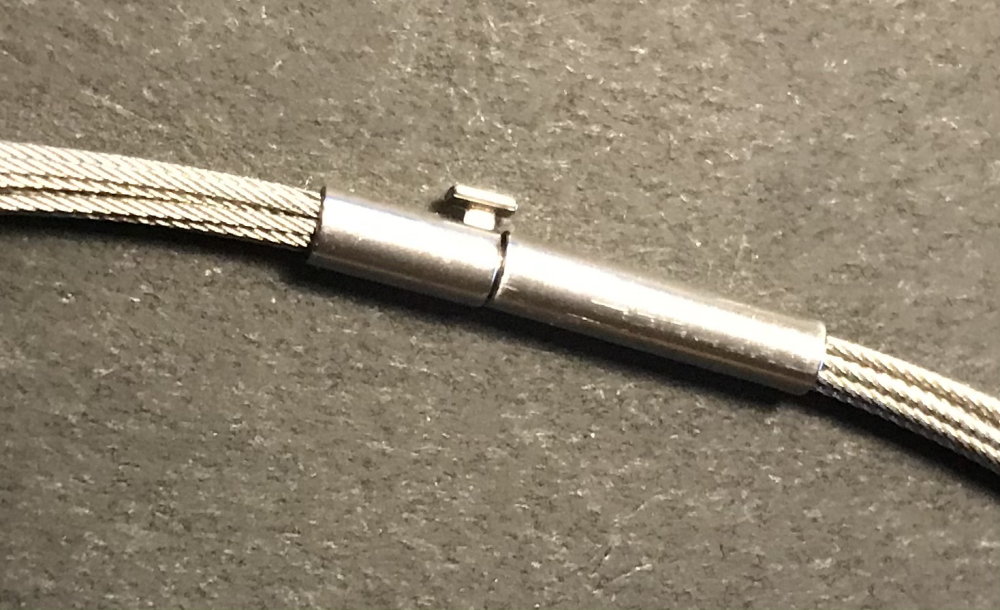Edelstahl-Band 10 reihig 42cm